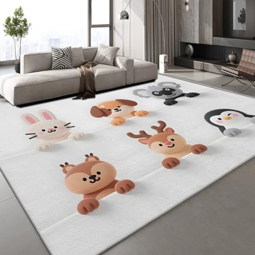 Generisch Flanell Teppich Wohnzimmer Kaninchen Welpe Muster Flauschig Weich rutschfest Cartoon Süß Teppiche Fußmatte Living Room Deko Schlafzimmer Flur Läufer Indoor Carpet Spielteppich 100x150 cm Generisch Flanell Teppich Wohnzimmer Kaninchen Welpe Muster Flauschig Weich rutschfest Cartoon Süß Teppiche Fußmatte Living Room Deko Schlafzimmer Flur Läufer Indoor Carpet Spielteppich 100x150 cm von Generisch