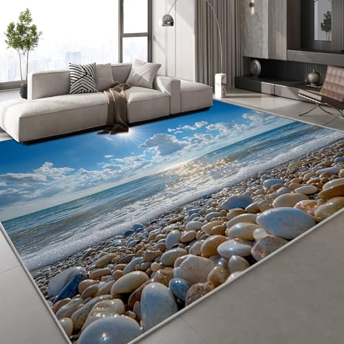 Generisch Flanell Teppich Wohnzimmer Muscheln Meer Muster Flauschig Weich rutschfest Strand Teppiche Fußmatte Living Room Deko Schlafzimmer Flur Läufer Indoor Carpet Spielteppich 80x120 cm Generisch Flanell Teppich Wohnzimmer Muscheln Meer Muster Flauschig Weich rutschfest Strand Teppiche Fußmatte Living Room Deko Schlafzimmer Flur Läufer Indoor Carpet Spielteppich 80x120 cm von Generisch