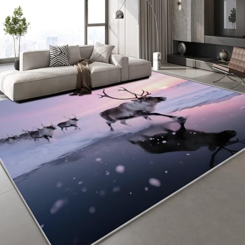 Generisch Flanell Teppich Wohnzimmer Sikahirsch Tier Muster Flauschig Weich rutschfest Meer Natur Teppiche Fußmatte Living Room Deko Schlafzimmer Flur Läufer Indoor Carpet Spielteppich 100x150 cm Generisch Flanell Teppich Wohnzimmer Sikahirsch Tier Muster Flauschig Weich rutschfest Meer Natur Teppiche Fußmatte Living Room Deko Schlafzimmer Flur Läufer Indoor Carpet Spielteppich 100x150 cm von Generisch