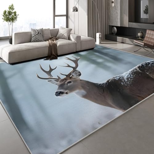 Generisch Flanell Teppich Wohnzimmer Sikahirsch Tier Muster Flauschig Weich rutschfest Tropisch Wald Teppiche Fußmatte Living Room Deko Schlafzimmer Flur Läufer Indoor Carpet Spielteppich 60x90 cm Generisch Flanell Teppich Wohnzimmer Sikahirsch Tier Muster Flauschig Weich rutschfest Tropisch Wald Teppiche Fußmatte Living Room Deko Schlafzimmer Flur Läufer Indoor Carpet Spielteppich 60x90 cm von Generisch