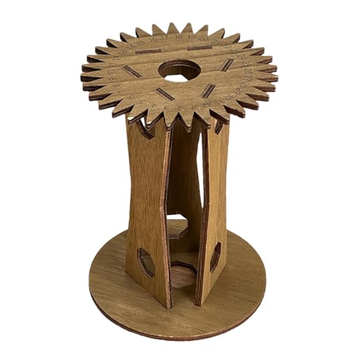 Generisch Flechtscheibe Aus Holz – -Scheibe Für Armbänder | Webbrett Für Kordeln Und Basteldrähte | Tragbares -Werkzeug Für Schmuckherstellung Generisch Flechtscheibe Aus Holz – -Scheibe Für Armbänder | Webbrett Für Kordeln Und Basteldrähte | Tragbares -Werkzeug Für Schmuckherstellung von Generisch