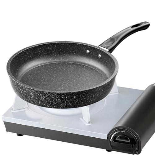 Generisch Frying Pan, Induction Nonstick Skillet Cookware, Metal Kitchen Pan for Ceramic Stove and Inductions Cooktop, Easy-Clean Eggs Steak Fish Omelets, Ideal Apartment Home Restaurant Cooking von Generisch