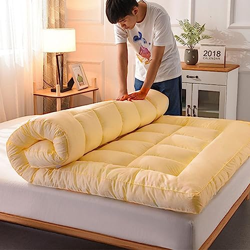 Generisch Futon Matratze - weiche tragbare Schlafmatratze für Camping, Faltbare Roll -up -Bodenliege -Bettsofa, ideal für einzelne oder doppelte Verwendung von Generisch