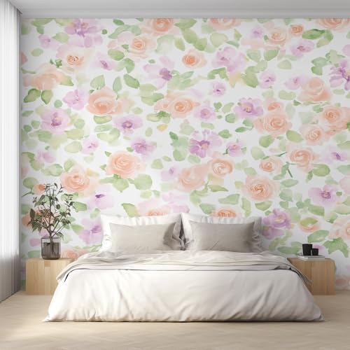 Generisch Gänseblümchen Rose Tapete, Fototapete Blumen Aquarell, Vliestapete für Schlafzimmer Wohnzimmer, Wand Deko Tapeten, Wandverkleidung 150x105 cm D&O80 Generisch Gänseblümchen Rose Tapete, Fototapete Blumen Aquarell, Vliestapete für Schlafzimmer Wohnzimmer, Wand Deko Tapeten, Wandverkleidung 150x105 cm D&O80 von Generisch
