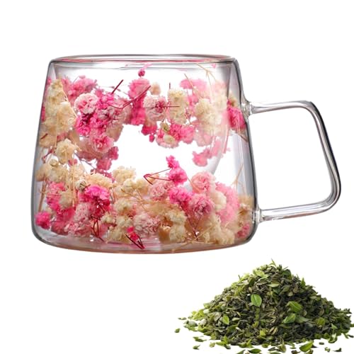 Generisch Getrocknete Blumen Doppelwandige Kaffeetasse Aus Glas, Isolierte Kaffeetassen Aus Glas Mit Henkel, Kreative Blumenbecher Mit Doppelwandiger Isolierung Für Kaffee, RP2TPOPP5TCUA7QS Generisch Getrocknete Blumen Doppelwandige Kaffeetasse Aus Glas, Isolierte Kaffeetassen Aus Glas Mit Henkel, Kreative Blumenbecher Mit Doppelwandiger Isolierung Für Kaffee, RP2TPOPP5TCUA7QS von Generisch