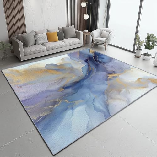 Generisch Grau Lila Teppich 160x230 cm rutschfest und waschbar, Marmor Aquarell Textur Druck Teppich für Dekoration Schlafzimmer Kinderzimmer Wohnzimmer Kurzflor Läufer Generisch Grau Lila Teppich 160x230 cm rutschfest und waschbar, Marmor Aquarell Textur Druck Teppich für Dekoration Schlafzimmer Kinderzimmer Wohnzimmer Kurzflor Läufer von Generisch