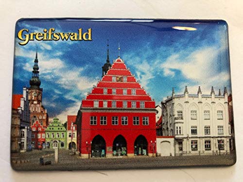 generisch Greifswald Mecklenburg -Vorpommern-Souvenir-Kühlschrankmagnet Fridge Magnet 161004Reiseandenken von generisch