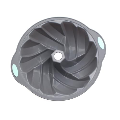 Generisch Gugelhupfform 30 cm, Backform aus Silikon, Kuchen Backblech，Interessant Kuchenform Tablett Tägliche Kochutensilien für zu Hause, 1 Stück (31.2cm) von Generisch