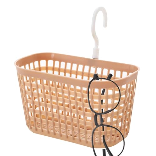 Generisch Hängende Wandkorb, 360 Grad Rotation Hakennetzabflusskorb - Abflussfunktion Organizer Tablett für Haushaltsvorräte, Haushaltsbadentübung mit hohlen Design von Generisch