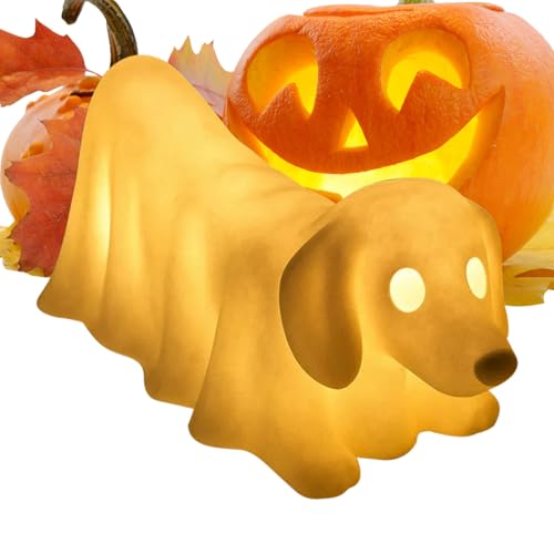 Generisch Halloween Dackel Lampe - Dackel Figur Deko Nachtlicht,Süßes Nachtlicht Ambiente Beleuchtung Für Wohnheim Wohnzimmer Zuhause von Generisch