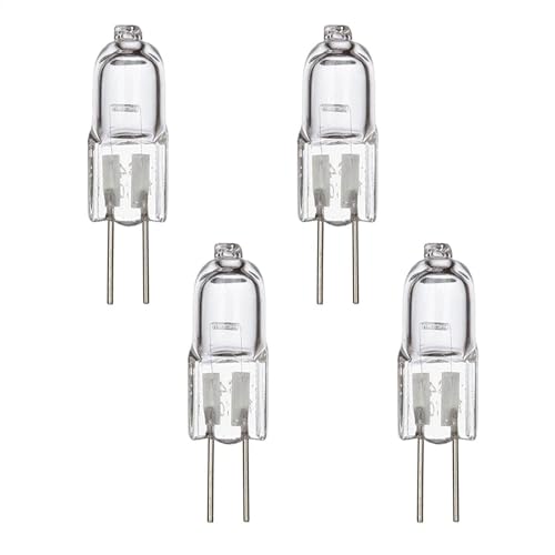 Generisch Halogenlampe Für Küchengeräte - Backofen-Halogenlampe | 2600 K Mikrowellenherd-Ersatzglühbirnen Mit 4-mm-Stiften - 12-V-Kühlschrankbirnen Für Haushalt Und Küche von Generisch