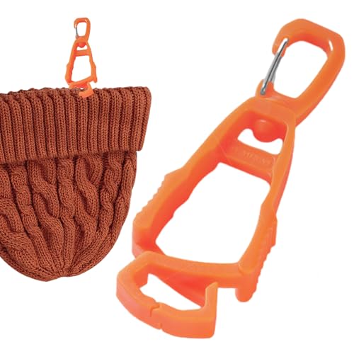 Generisch Handschuhklemmen - Rutschfest Mehrzweck-Handschuhhalter-Clips | Effizient Zickzack-ÖFfnungs-Handschuhhalter | Handschuh-Clips Für Handtuch, Schlüssel, Brille, Taschenlampe, Tasse von Generisch