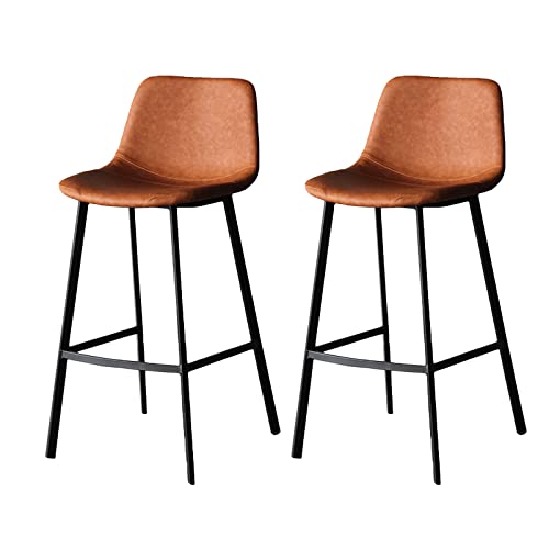 Generisch Hocker in Thekenhöhe Barhocker in Thekenhöhe 2 STK Barhocker Barhocker aus Kunstleder Frühstücks-/Küchenbarstühle Thekenhocker Kücheninselstühle Barhocker 65/75 cm Sitzhöhe von Generisch