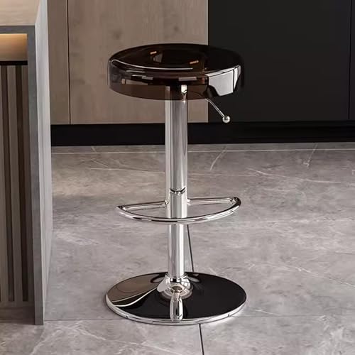 Generisch Höhenverstellbarer Barhocker Drehbar mit Fußstütze für Küche, Esszimmer und Café, 34 * 45-55 cm von Generisch