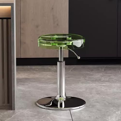 Generisch Höhenverstellbarer Barhocker Drehbar mit Fußstütze für Küche, Esszimmer und Café, 34 * 45-55 cm von Generisch