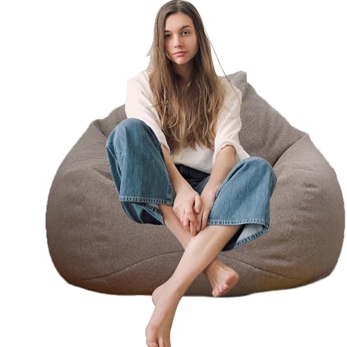 Generisch Housse De Pouf - Lavable Et Résistante | Housse De Sac À Haricots | Housse De Siège Pour Pouf | Couverture De Canapé Pour Lazy Bag | Accessoire De Rangement Pratique von Generisch