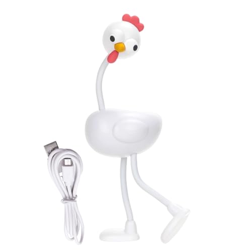 Generisch Hühner Nachtlicht | Kinderzimmer Nachttischlampe | 3 Helligkeitsstufen Dimmbar Mit Flexiblen Schwanenhals Schreibtischlampe Für Schlafzimmer Küche Leseecke Erwachsene Und Kinder Nachttisch von Generisch