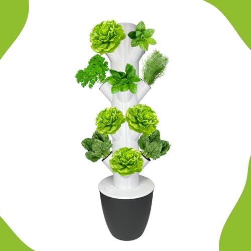 Generisch Hydroponischer Turm/Hydroponisches System/Indoor/Outdoor/Hydroponic System/Hydroponic/H-T Mittel 3 Salat Version von Generisch