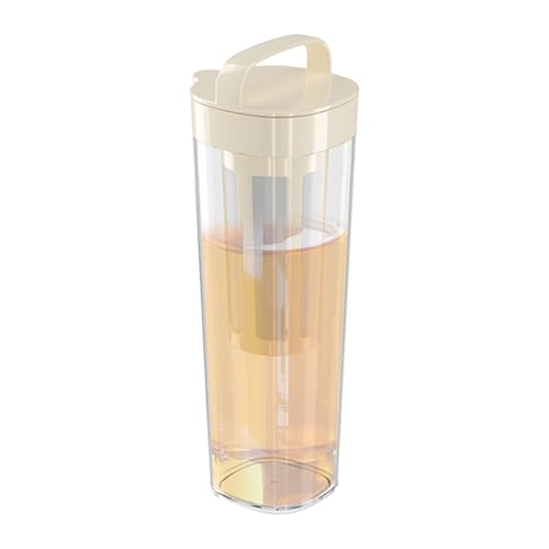 Generisch ICED Coffee Maker - ICE Teekanne | Cold Brew Coffee Pitcher | 1100 Ml Manual Tea Brewer Mit Tragbarer Kühlschrankwasserflasche Für Zuhause, Café, Wohnung, Schlafsaal von Generisch