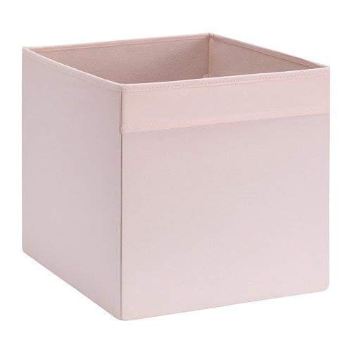 IKEA Dröna Aufbewahrungsbox für Kallax Regale Box Fach Kiste 33x38x33 cm, aus Polyester (Blass Rosa) von Generisch