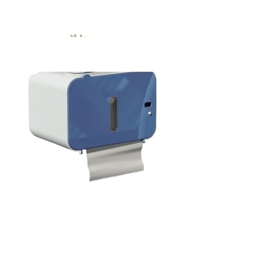 Generisch Induktions-Toilettenpapierhalter, Regal Automatischer Papierausgang Toilettenpapierhalter Wandmontage(Automatic Blue) von Generisch