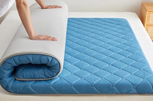 Generisch Japanische Futon -Matratze, Faltbare Fußbodenschlafmatte, tragbare Tatami -Matte für Camping- und Schlafsästen, 180 x 200 cm - ideal für eine Bequeme Ruhe- und raumsparende Lösung von Generisch