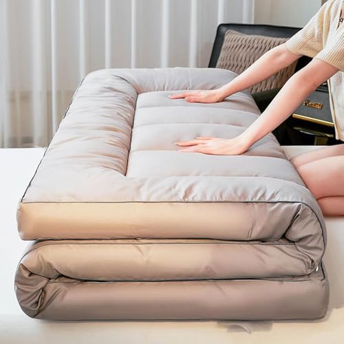 Generisch Japanische Futon Matratze - Faltbare Aufrollbare Bodenmatratzen, Tatami Matte, Klappmatratze Isomatte, Extra Dicke tragbare für Studentenwohnheim/Gästebett,Grey3cm-90 * 190cm/35.4 * 74.8in Generisch Japanische Futon Matratze - Faltbare Aufrollbare Bodenmatratzen, Tatami Matte, Klappmatratze Isomatte, Extra Dicke tragbare für Studentenwohnheim/Gästebett,Grey3cm-90 * 190cm/35.4 * 74.8in von Generisch