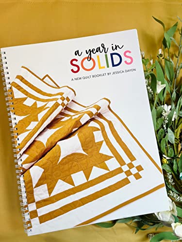 Generisch Jessica Dayon A Year in Solids-Broschüre mit Steppmuster von Riley Blake Designs
