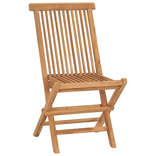 Generisch Kangmusi Gartenstühle mit Anthrazit Kissen 2 STK. Massivholz Teak, Anthrazit 3062475 von Generisch