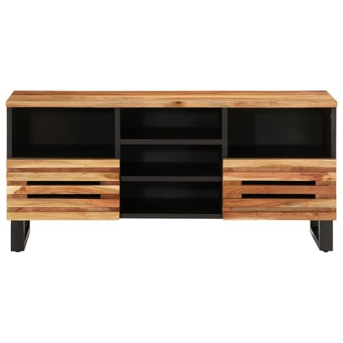 Generisch Kangmusi TV-Schrank 100x34x46 cm Massivholz Akazie, 377525 Generisch Kangmusi TV-Schrank 100x34x46 cm Massivholz Akazie, 377525 von Generisch