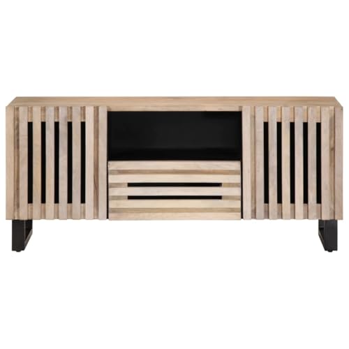 Generisch Kangmusi TV-Schrank 100x34x46 cm Massivholz Mango, 377507 Generisch Kangmusi TV-Schrank 100x34x46 cm Massivholz Mango, 377507 von Generisch