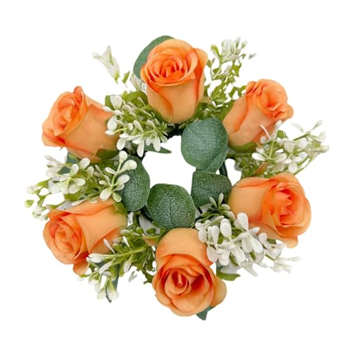 Generisch Kerzenring Blumen, 22 cm Kunstblumenstrauß Eukalyptus Kerzenkränze, Kerzenkranz Für Stabkerzen, Boho- -Stumpenkerzenhalter Für Hochzeits-, Haustür- Und Tischdekoration Generisch Kerzenring Blumen, 22 cm Kunstblumenstrauß Eukalyptus Kerzenkränze, Kerzenkranz Für Stabkerzen, Boho- -Stumpenkerzenhalter Für Hochzeits-, Haustür- Und Tischdekoration von Generisch