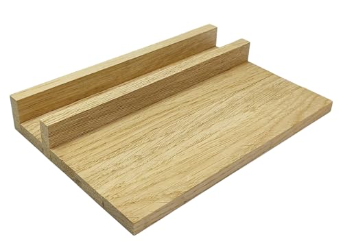 Generisch Kerzenverpackung Holz Rohlinge für Stabkerzen-Klötzchen viele Variationen-Eichenholz- Bastelklötzchen-Holzklötzchen (1er-3fach offen) von Generisch