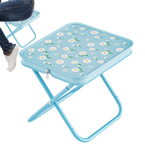 Generisch Klappbare Gartenstühle,Klapphocker Für Outdoor Aktivitäten - Klappbarer Stuhl Für Wandern Angeln Picknick Balkon Terrasse Garten Pool von Generisch
