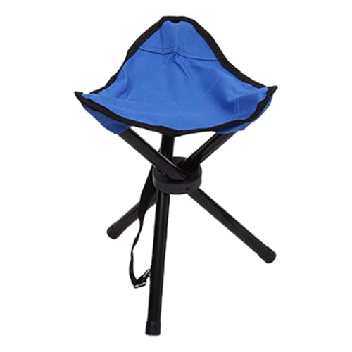 Generisch Klappcampinghocker - Klappstuhl | Rucksackhocker für Picknick im Freien | Leichter dreieckiger Sitz zum Campen, Wandern, Angeln, Rucksack | Tragbarer Klapp -Travel -Stuhl von Generisch
