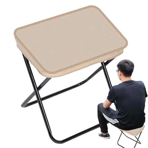 Generisch Klappstuhl Für Draußen, Tragbarer Sitzhocker Für Camping Und Garten, Abriebfester Hocker Für Picknick Angeln Terrasse Sport Grillen Gartenbenutzung von Generisch