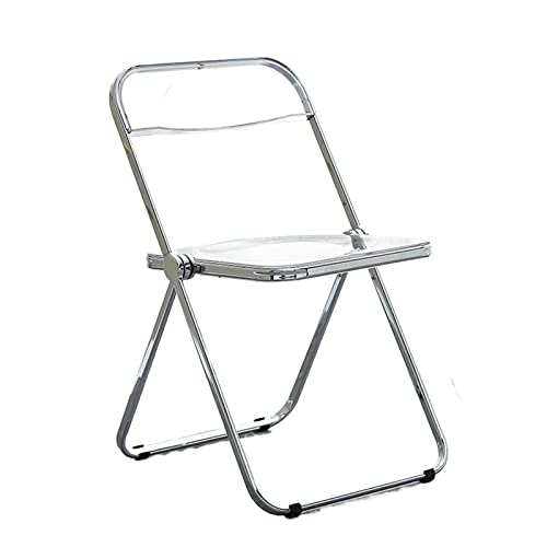 Generisch Klappstuhl Transparent - Acrylstuhl mit Haushaltsklappfunktion für Esszimmer, pflegeleicht und einfach zu verstauen Generisch Klappstuhl Transparent - Acrylstuhl mit Haushaltsklappfunktion für Esszimmer, pflegeleicht und einfach zu verstauen von Generisch