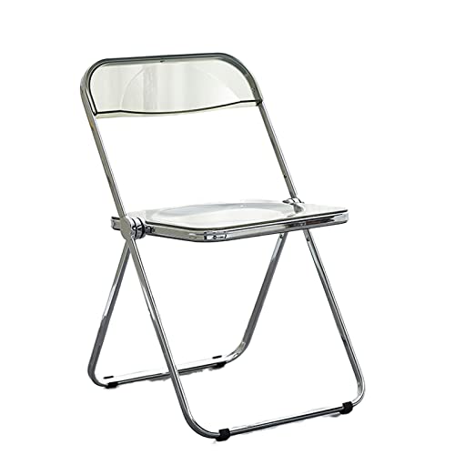 Generisch Klappstuhl Transparent - Acrylstuhl mit Haushaltsklappfunktion für Esszimmer, pflegeleicht und einfach zu verstauen Generisch Klappstuhl Transparent - Acrylstuhl mit Haushaltsklappfunktion für Esszimmer, pflegeleicht und einfach zu verstauen von Generisch