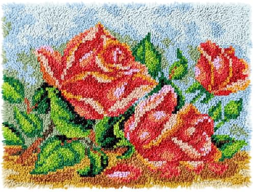 Generisch Knüpfteppich Latch Hook Kit DIY Tapisserie Teppich Zum Selber Knüpfen,Blumen-Serie Knüpfteppich,Teppich Für Kinder Und Erwachsene, Knüpfhaken Set Mit Vordruck 50x38cm (Teppich6,50 * 38cm) Generisch Knüpfteppich Latch Hook Kit DIY Tapisserie Teppich Zum Selber Knüpfen,Blumen-Serie Knüpfteppich,Teppich Für Kinder Und Erwachsene, Knüpfhaken Set Mit Vordruck 50x38cm (Teppich6,50 * 38cm) von Generisch