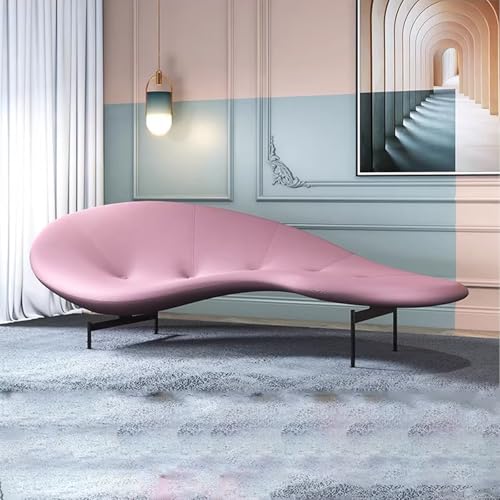 Generisch Kreative Wohnzimmersofas, moderner Abstrakter Lounge-Akzentsessel aus Samt mit Innenrahmen aus glasfaserverstärktem Kunststoff, komplett montiert(97" Länge) von Generisch