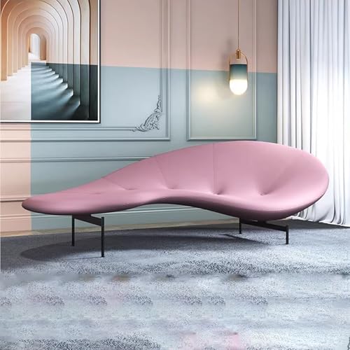Generisch Kreative Wohnzimmersofas, moderner Abstrakter Lounge-Akzentsessel aus Samt mit Innenrahmen aus glasfaserverstärktem Kunststoff, komplett montiert(97" Länge) von Generisch