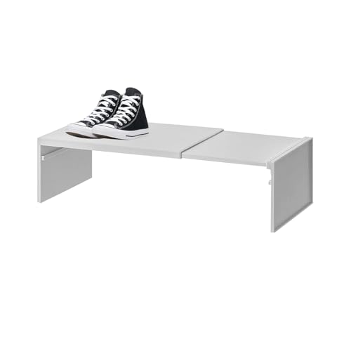 Generisch Küche Retractable Layered Shelf Rack - Raumsparende Bauchmuskeln stapelbar geschichtete | Rost-Sichtschrankregal für Lager- und Schuhschränke erweiterbar von Generisch