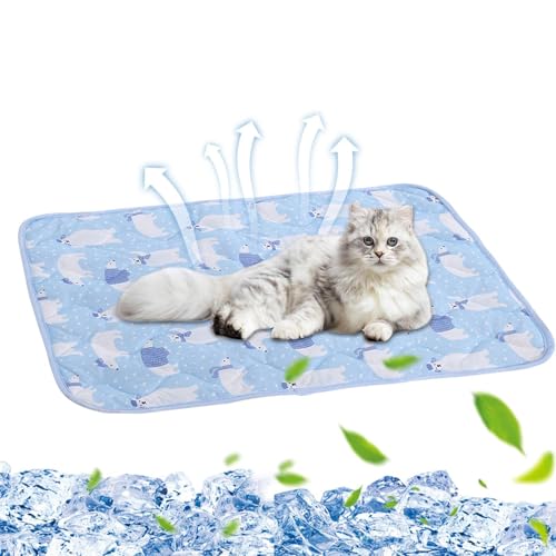 Generisch Kühlmatte Für Hunde, Kühlmatte Für Katzen Und Hunde, 50x40 cm Leicht Waschbare Tragbare Bettdecke Für Welpen Kätzchen Katzen Pelzfreunde Generisch Kühlmatte Für Hunde, Kühlmatte Für Katzen Und Hunde, 50x40 cm Leicht Waschbare Tragbare Bettdecke Für Welpen Kätzchen Katzen Pelzfreunde von Generisch