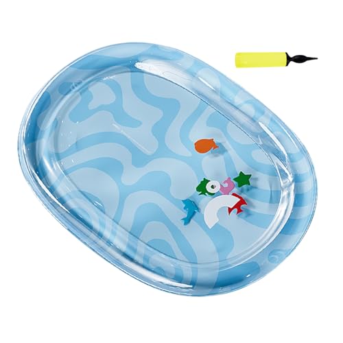 Generisch Kühlmatte für Hunde & Katzen, Wasserspielmatte mit Fischen, Große Aufblasbare Wasserbett-Matte für Sommer Indoor & Outdoor – Kratzfest, Dick, Langlebig & Interaktiv für Haustiere (L) Generisch Kühlmatte für Hunde & Katzen, Wasserspielmatte mit Fischen, Große Aufblasbare Wasserbett-Matte für Sommer Indoor & Outdoor – Kratzfest, Dick, Langlebig & Interaktiv für Haustiere (L) von Generisch