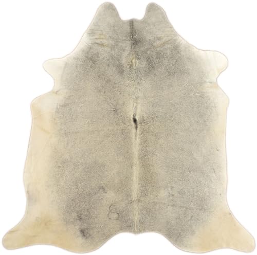 generisch Kuhfell Fell Teppich grau Natur ca. 220 x 160 cm echtes Stierfell in grau aus Brasilien von KUHFELLE online von generisch