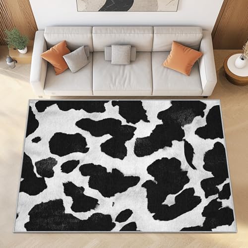 Generisch Kuhfell Kurzflor Teppich Wohnzimmer 240x300 cm Rindslederimitat Teppiche Waschbar Weich - Schwarz Weiß Tierdruck Carpet Groß für Schlafzimmer und Esszimmer Generisch Kuhfell Kurzflor Teppich Wohnzimmer 240x300 cm Rindslederimitat Teppiche Waschbar Weich - Schwarz Weiß Tierdruck Carpet Groß für Schlafzimmer und Esszimmer von Generisch