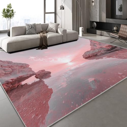 Generisch Kurzflor Teppich 3D Blumen Meer Teppich Matten rutschfeste FußMatte Natur Landschaft Muster Kinder Spielteppiche FüR Schlafzimmer Flur Wohnzimmer Boden 140x200 cm Generisch Kurzflor Teppich 3D Blumen Meer Teppich Matten rutschfeste FußMatte Natur Landschaft Muster Kinder Spielteppiche FüR Schlafzimmer Flur Wohnzimmer Boden 140x200 cm von Generisch