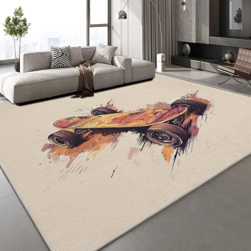 Generisch Kurzflor Teppich 3D Roller Sport Teppich Matten rutschfeste FußMatte Malerei Kunst Muster Kinder Spielteppiche FüR Schlafzimmer Flur Wohnzimmer Boden 140x200 cm Generisch Kurzflor Teppich 3D Roller Sport Teppich Matten rutschfeste FußMatte Malerei Kunst Muster Kinder Spielteppiche FüR Schlafzimmer Flur Wohnzimmer Boden 140x200 cm von Generisch