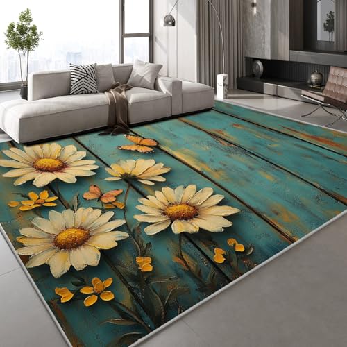 Generisch Kurzflor Teppich 3D Schmetterling Blumen Teppich Matten rutschfeste FußMatte Retro Kunst Muster Kinder Spielteppiche FüR Schlafzimmer Flur Wohnzimmer Boden 180x240 cm Generisch Kurzflor Teppich 3D Schmetterling Blumen Teppich Matten rutschfeste FußMatte Retro Kunst Muster Kinder Spielteppiche FüR Schlafzimmer Flur Wohnzimmer Boden 180x240 cm von Generisch