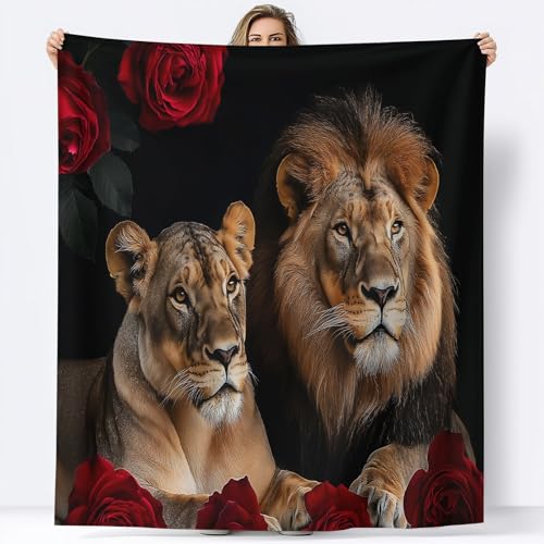 Generisch Kuscheldecken 180 x 200 cm Weich Bequem Decke Tiere Löwe Löwin 3D-Digitaldruck Kuscheldecke Schwarz Flanelldecke Weich Wohndecke Sofadecke Decke für Jungen Erwachsene Generisch Kuscheldecken 180 x 200 cm Weich Bequem Decke Tiere Löwe Löwin 3D-Digitaldruck Kuscheldecke Schwarz Flanelldecke Weich Wohndecke Sofadecke Decke für Jungen Erwachsene von Generisch